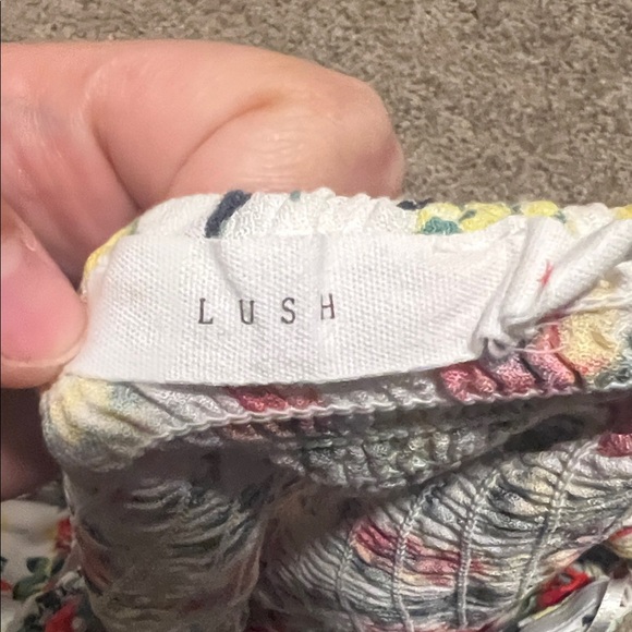 Lush Floral Off-Shoulder Dress SIZE XS - Picture 2 of 7